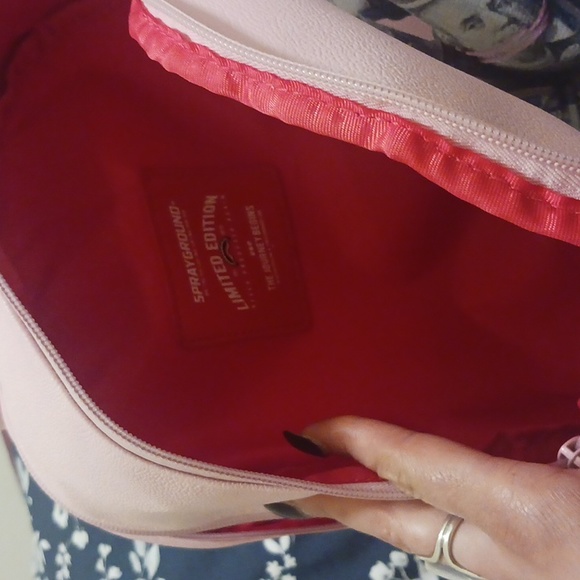 SPRAYGROUND BACKPACK NEW MONEY STACKS SAVAGE PINK - Picture 7 of 8